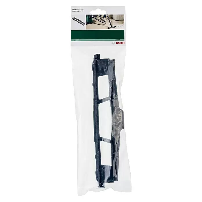 Bosch Staubsaugeraufsatz Bürsten-und Gummieinsatz - Passend für: Bosch Nass-Trockensauger UniversalVac 15 - Schwarzes Kunststoff-Filterelement für Bosch UniversalVac 15/AdvancedVac 20 Staubsauger.