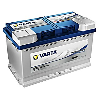 Varta Bootsbatterie Professional Dual Purpose EFB LED 80 (Kapazität: 80 Ah, 12 V)