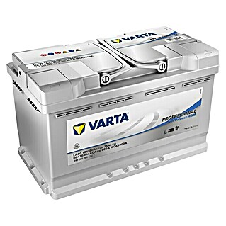 Varta Bootsbatterie Professional Dual Purpose AGM LA 80 (Kapazität: 80 Ah, 12 V)