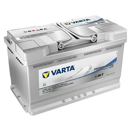 Varta  Bootsbatterie Professional Dual Purpose AGM LA 80