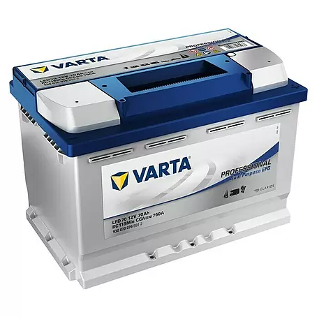 Varta  Bootsbatterie Professional Dual Purpose EFB LED 70