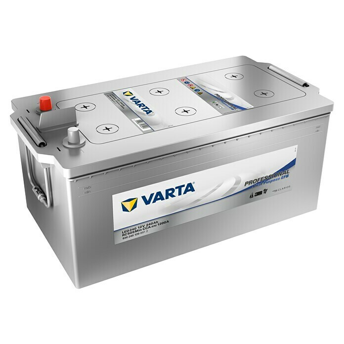 Varta Bootsbatterie Professional Dual Purpose EFB LED 240