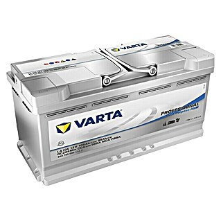 Varta Bootsbatterie Professional Dual Purpose AGM LA 105 (Kapazität: 105 Ah, 12 V)