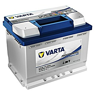 Varta Bootsbatterie Professional Dual Purpose EFB LED 60 (Kapazität: 60 Ah, 12 V)