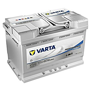 Varta Bootsbatterie Professional Dual Purpose AGM LA 70 (Kapazität: 70 Ah, 12 V)