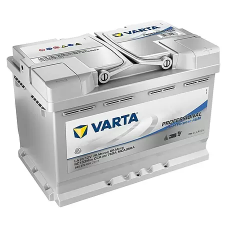 Varta  Bootsbatterie Professional Dual Purpose AGM LA 70