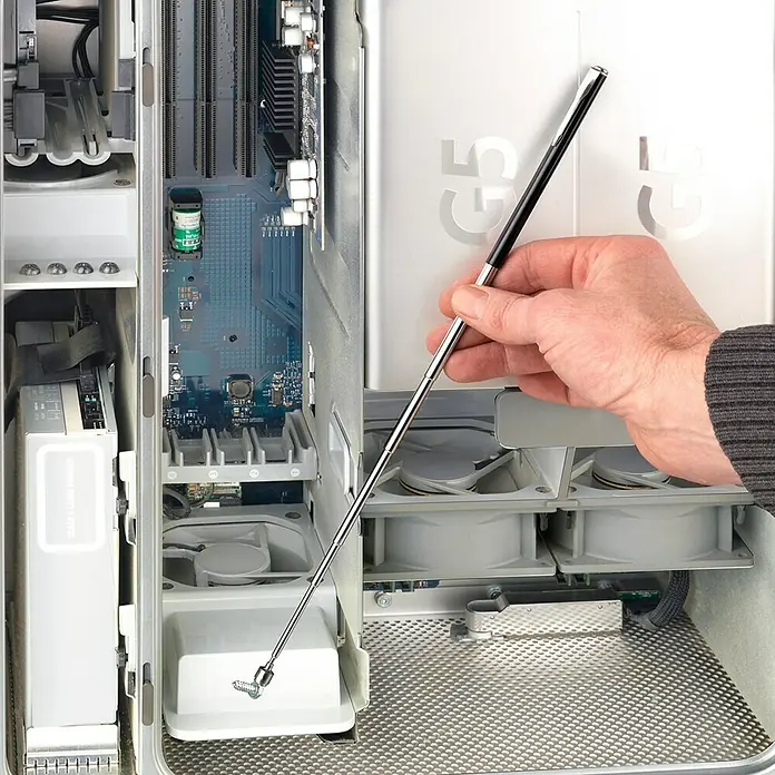Connex Imán extensible - Largo: 650 mm - La herramienta de recogida magnética se utiliza para recuperar un tornillo dentro de una computadora, excelentes herramientas para espacios reducidos.