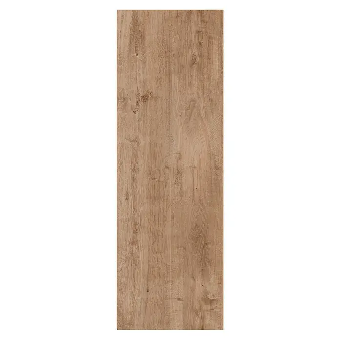 Esterno 20 T by Palazzo Terrassenfliese Harmonie - 40 x 120 x 2 cm, Fichte, Matt - Nahaufnahme eines Holzes mit einer warmen, braunen Farbe und einer ausgeprägten Maserung, die dem Material einen rustikalen und natürlichen Charakter verleiht.
