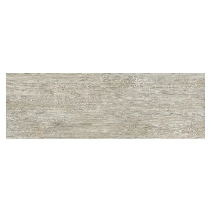 Marazzi Terrassenfliese Esterno 20T Woodliving Fumo - 40 x 120 x 2 cm, Beige, Matt - Detailaufnahme einer Holzfliese in hellem Grau mit feiner Maserung, ideal für moderne Inneneinrichtung und strapazierfähige Bodenbeläge.