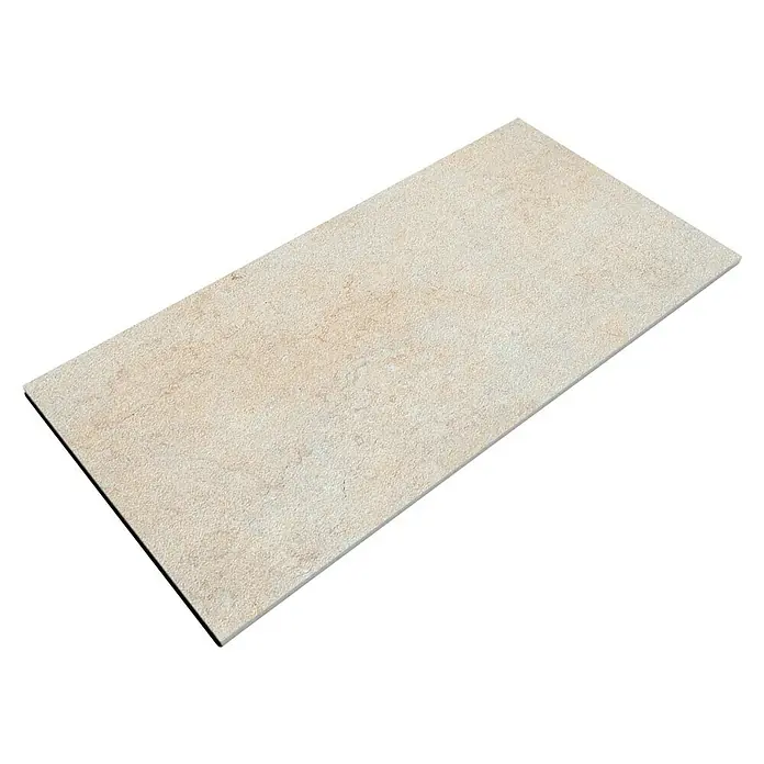 Marazzi Terrassenfliese Esterno 20T Jerusalem Avori50 x 100 x 2 cm, Hellbeige, Matt - Helle, rechteckige Keramikfliese mit subtiler Textur, ideal für moderne Innenräume.