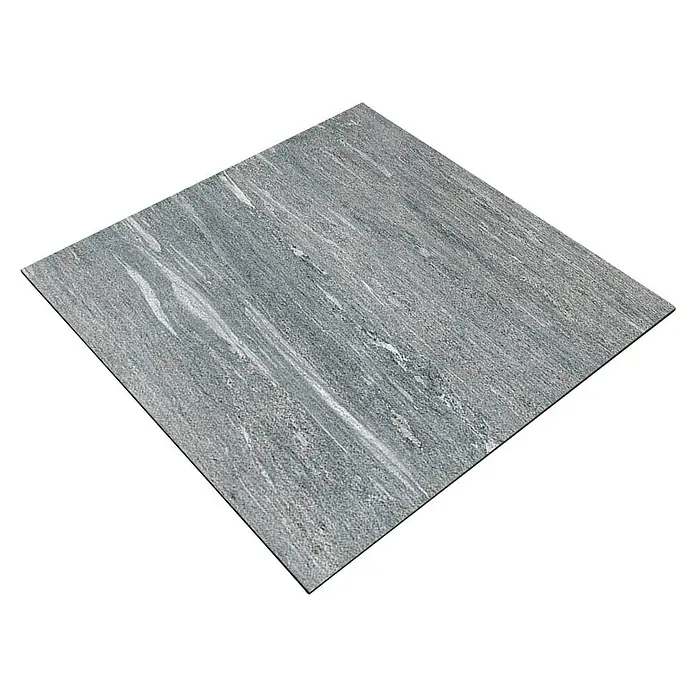 Marazzi Terrassenfliese Esterno 20T Davos - 60 x 60 x 2 cm, Grau, Matt - Ein einzelner, quadratischer Bodenbelag mit einem eleganten, grauen Design, das jedem Raum einen Hauch von moderner Raffinesse verleiht.