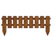 Forest-Style Valla mini ranurada Onel (L x Al: 1,1 x 0,25 m, Marrón)