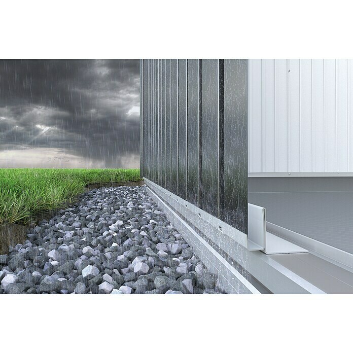 Biohort Schraubfundament HighLine H2 & Avantgarde L (2,52 x 1,75 x 0,04 m, Aluminium)