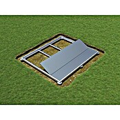 Biohort Schraubfundament HighLine H2 & Avantgarde L (2,52 x 1,75 x 0,04 m, Aluminium)