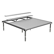 Biohort Schraubfundament Europa 5 & 6 (2,22 x 2,94 x 0,04 m, Aluminium)