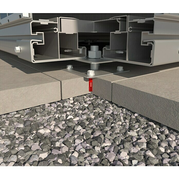 Biohort SmartBase Fundament SmartBase (Aluminium, Passend für: Biohort Gerätehaus Europa Gr. 2) | BAUHAUS