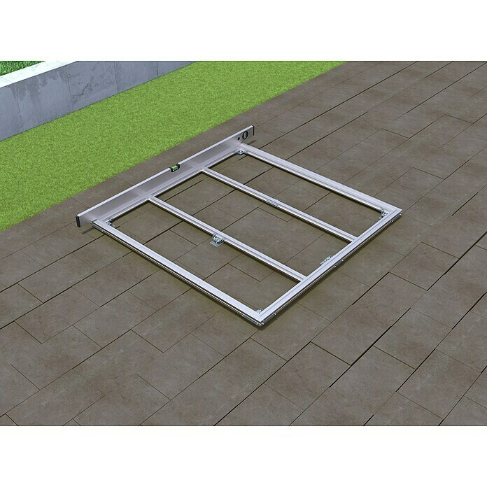 Biohort SmartBase Fundament SmartBase (Aluminium, Passend für: Biohort Gerätehaus Europa Gr. 2) | BAUHAUS