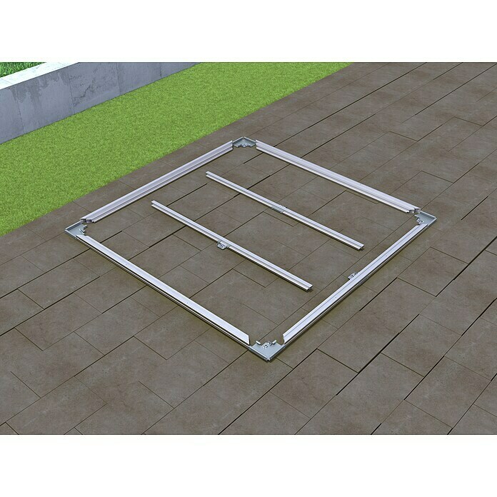 Biohort SmartBase Fundament SmartBase (Aluminium, Passend für: Biohort Gerätehaus Europa Gr. 2) | BAUHAUS