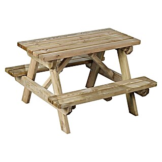 Cerland Picknicktisch Auréa (L x B: 90 x 90 cm)