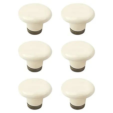 Nesu  Pomo para muebles Cuero con base