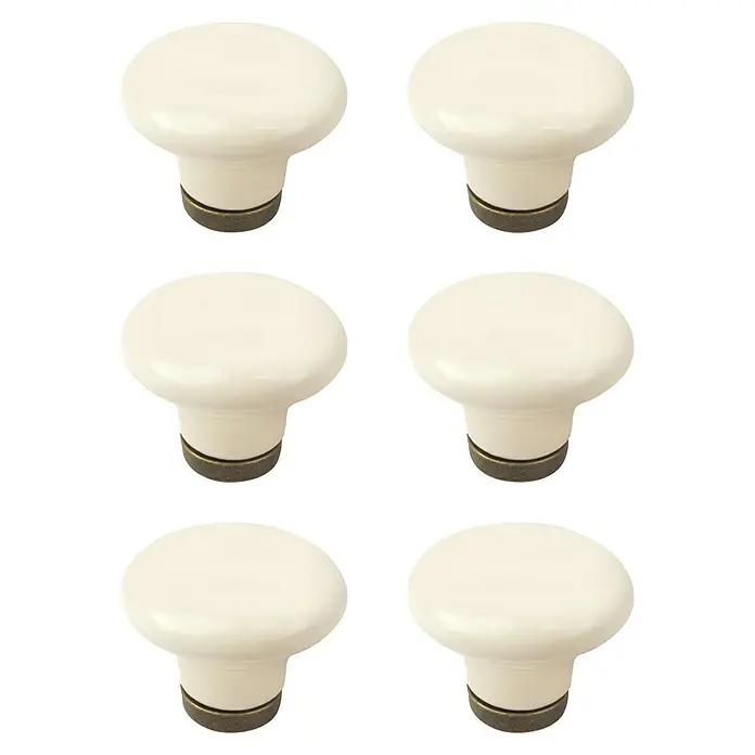 Pomo De Bola Níquel Mate - Diámetro 23 Mm, Para Muebles Y Cajones, Incluye Tornillo