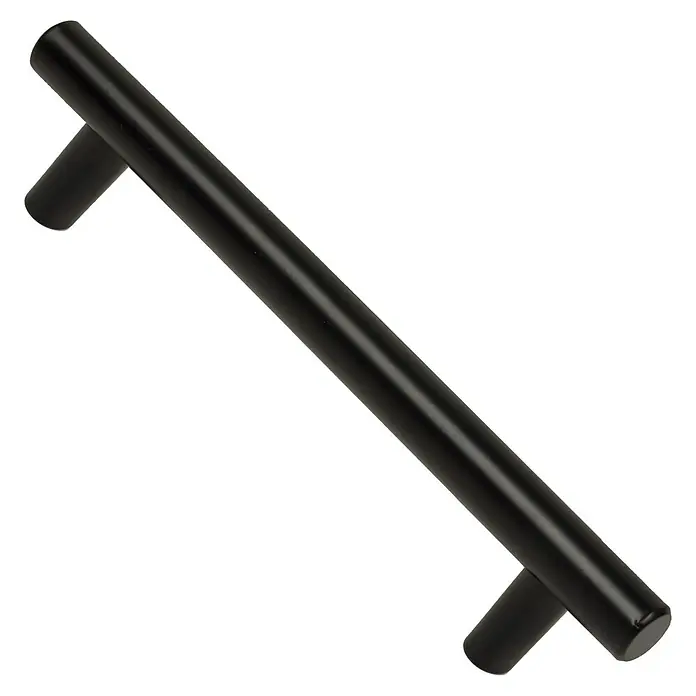 Nesu Tirador para muebles - Largo: 210 mm, Distancia entre orificios: 160 mm - Tirador de barra negro para muebles, ideal para cajones y armarios, que añade un toque moderno y elegante a cualquier espacio.