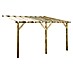 Forest-Style Pérgola adosada Etreta 