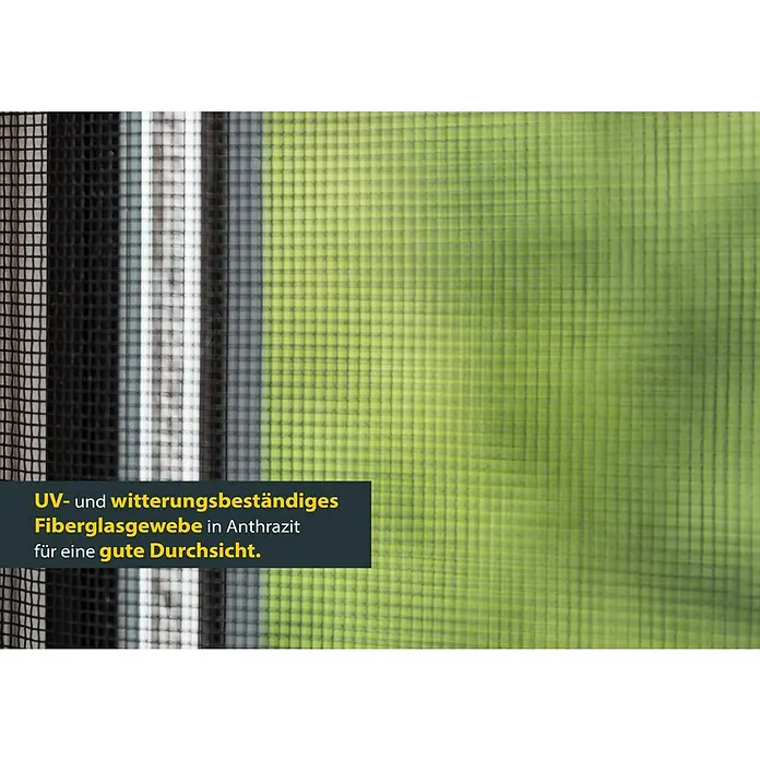 Schellenberg Insect Stop Insektenschutzfenster - B x H: 100 x 120 cm, Magnetisch anheften, Farbe Rahmen: Anthrazit - Hochwertiges, anthrazitfarbenes Fiberglasgewebe für optimalen UV- und Witterungsschutz mit guter Durchsicht für Fenster und Türen.