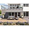 Solid Elements Gelenkarmmarkise (Beige/Grau, Breite: 3,5 m, Ausfall: 2 m)