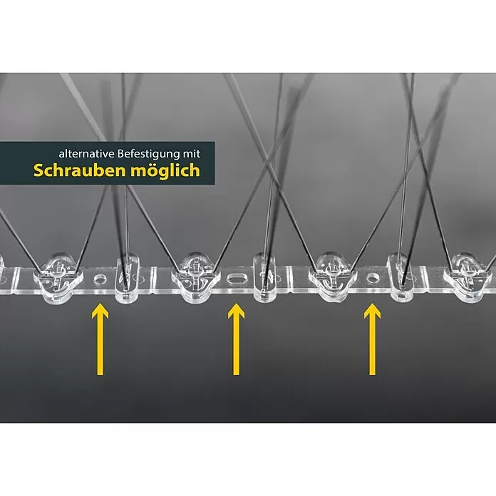 Schellenberg TaubenschutzL x B x H: 50 x 2,2 x 0,6 cm
