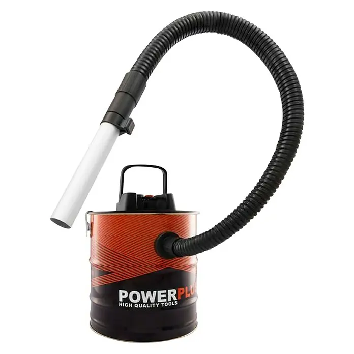PowerPlus Aspirador de cenizas de batería POWD6020 - 20 V, Sin batería, Volumen de recipiente: 20 l - Aspirador de cenizas POWERPLUS con manguera flexible y asa para limpiar fácilmente chimeneas y estufas.