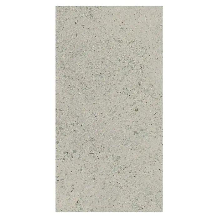 Suelo vinílico SPC Pantheon Stone - 610 x 305 x 5,2 mm - Primer plano de una encimera de hormigón con una textura moteada que destaca su estética robusta y moderna.