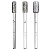 Wolfcraft Fresa de diamante (Diámetro: 4 mm - 5,5 mm, Diámetro vástago: 3 mm, 3 pzs.) | BAUHAUS