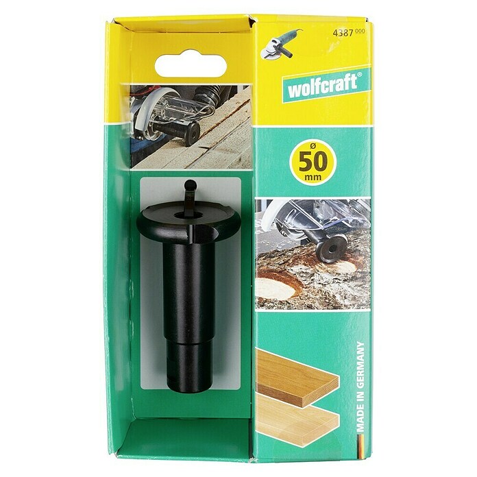 Wolfcraft Fresa de alta velocidad (Diámetro: 50 mm, Longitud de trabajo: 9,6 mm, Acero) | BAUHAUS