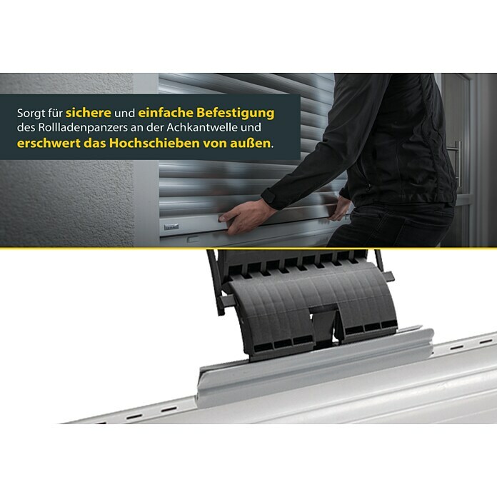 Schellenberg Hochschiebesicherung (2 Stk., Geeignet für: Rollladen-Maxi/Mini-Systeme) | BAUHAUS