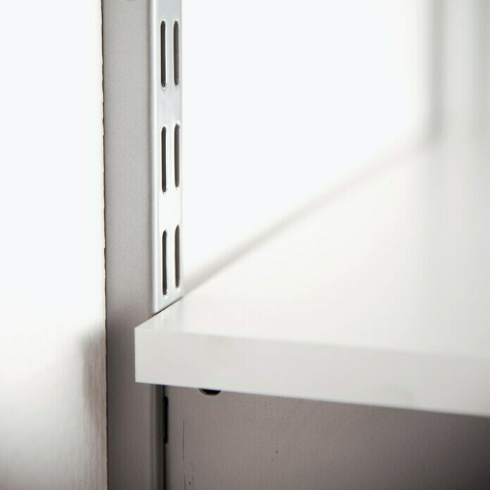 Phönix Wandregal-Set Staxx Büro (L x B x H: 62 x 85 x 223 cm, Traglast: 20 kg/Boden, Weiß/Grau)