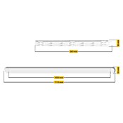 Schellenberg Kabelkanal System M Starterset (L x B x H: 2.100 x 35 x 15 mm, Weiß) | BAUHAUS