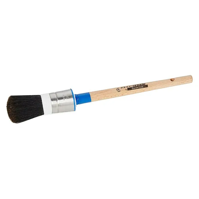 Profi Depot by Storch-Ciret Ringpinsel - Größe Pinsel: 6, Mischborsten, Holz, Schwarz - Hochwertiger Pinsel von ProfiDepot by Storch-Ciret für professionelle Malerarbeiten. Ideal für präzise Ergebnisse und eine gleichmäßige Farbverteilung.