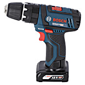 Bosch Professional Akku-Schlagbohrschrauber GSB 12V-15 (12 V, 2 Akkus, 2 Ah - 4 Ah, 30 Nm, 2 Akkus + Ladegerät + 25-tlg. Bit-Set/14-tlg. Bohrer-Set + Tasche) | BAUHAUS