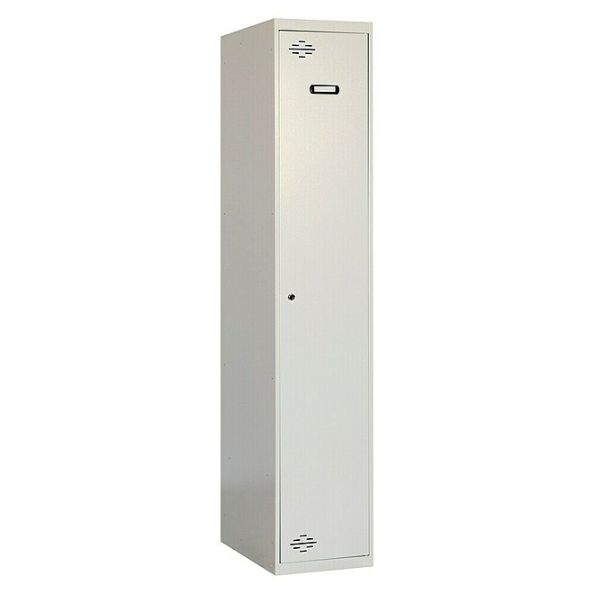 Simonrack Simonlocker Taquilla Single Inicial Desmontada (L x An x Al: 50 x 30 x 180 cm, Gris/Gris)