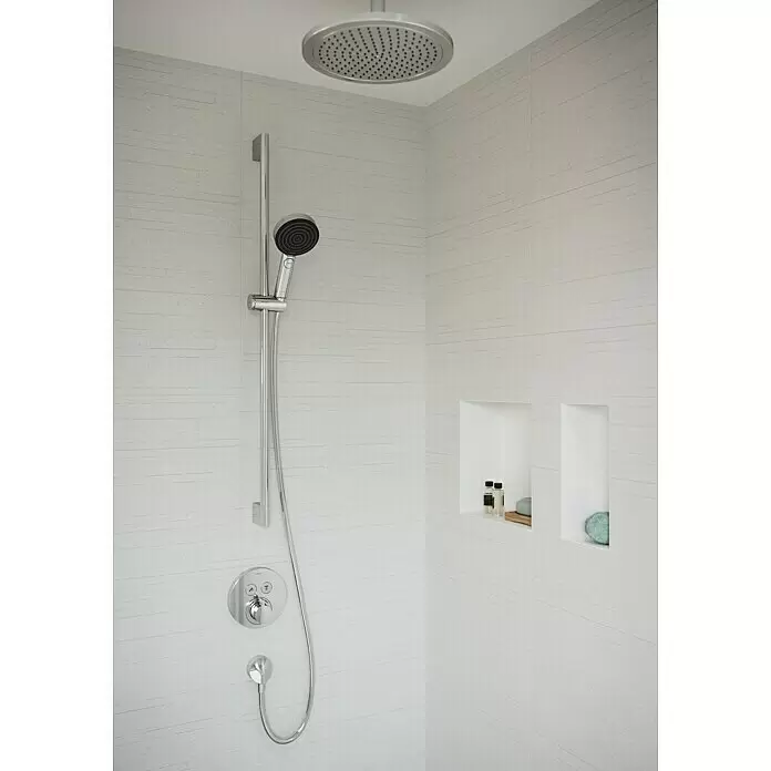 Hansgrohe UP-Thermostatarmatur ShowerSelect S - Rund, Chrom, Glänzend - Stimmungsaufnahme