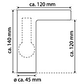 Camargue LED-Waschtischarmatur Ibiza (Chrom, Glänzend)