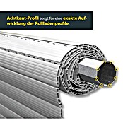 Schellenberg Achtkantwelle Mini (40 x 1.500 mm, Geeignet für: Rollladen-Mini-Systeme)