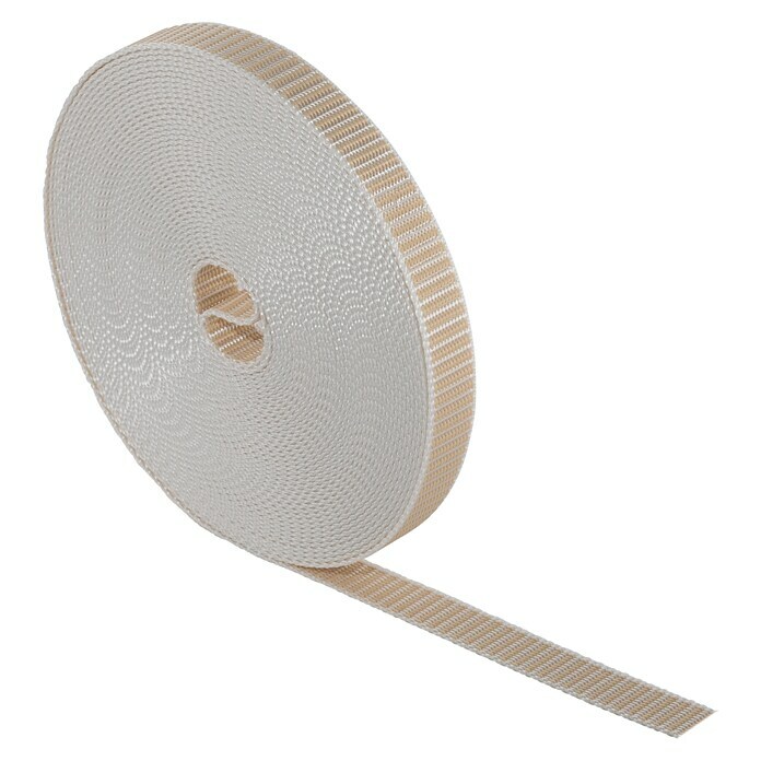 Schellenberg Rollladengurt (Beige, Länge: 12 m, Gurtbreite: 18 mm)