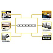 Schellenberg Achtkantwelle Maxi (60 x 1.500 mm, Geeignet für: Rollladen-Maxi-Systeme)