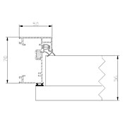 FM Türen Nebeneingangstür ATU56-520 (100 x 200 cm, DIN Anschlag: Rechts, Weiß) | BAUHAUS