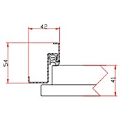 FM Türen Mehrzwecktür MZ41-07 (99,5 x 201 cm, DIN Anschlag: Links, Anthrazit) | BAUHAUS