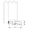 FM Türen Nebeneingangstür ATU68-520 (90 x 200 cm, DIN Anschlag: Rechts, Anthrazit) | BAUHAUS