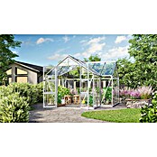 Vitavia Gewächshaus Campus (Außenmaß inkl. Dachüberstand (B x T): 383,4 x 383,3 cm, Material Seitenwand: Glas, 3 mm, Aluminium) | BAUHAUS