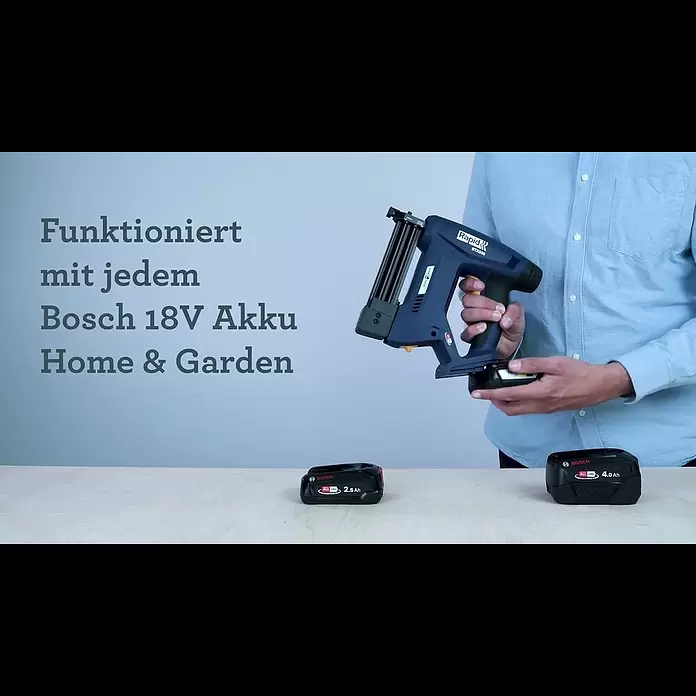 Rapid Power for All 18V Akku-Tacker BTX606 - 18 V, Ohne Akku, Klammertiefe: 12 mm - 25 mm - Rapid BTX606 Akku-Tacker fr Schmalrckenklammern 18V P4A
